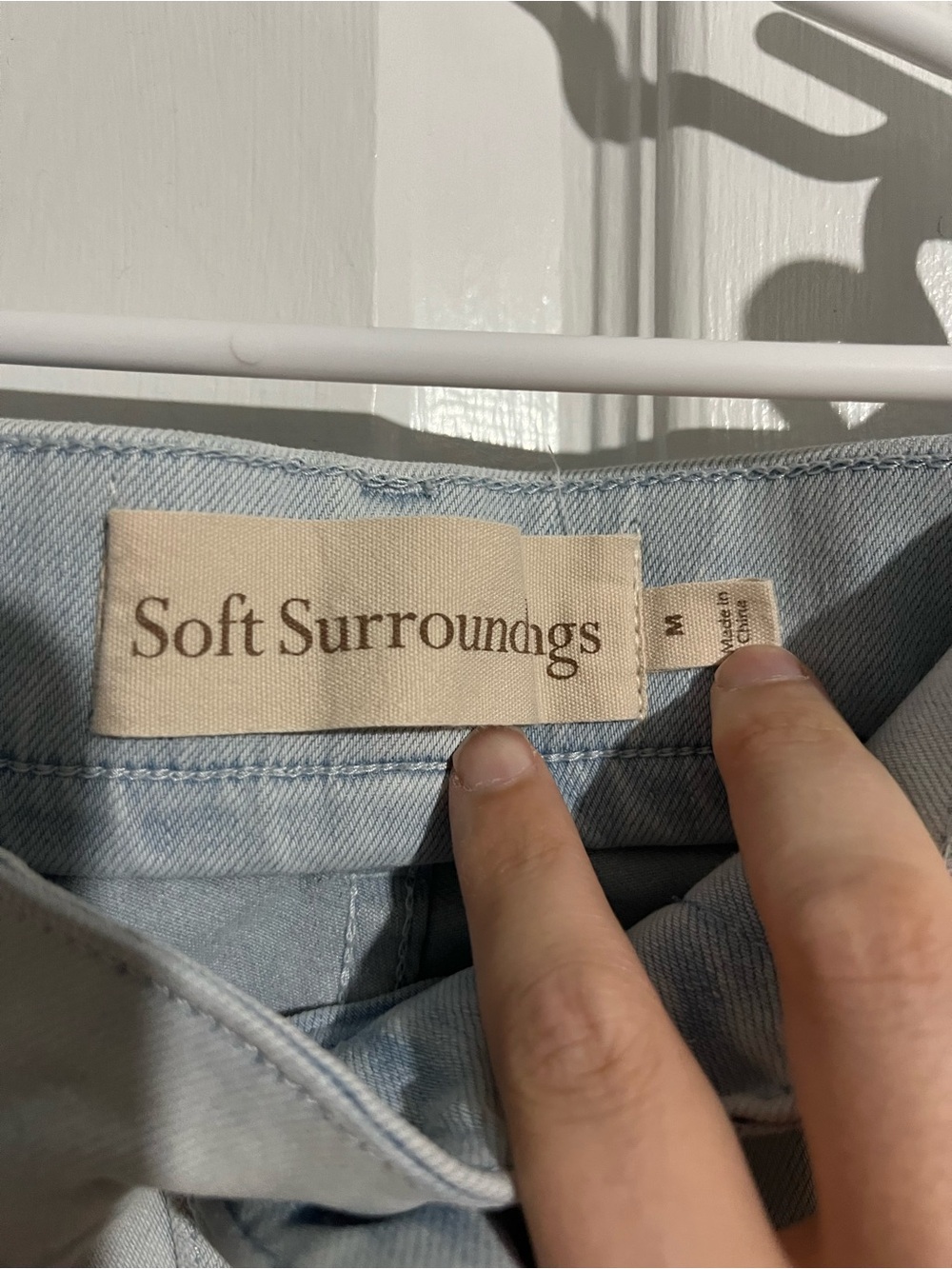 Soft Surroundings Light Blue Denim Shorts - Picture 5 of 5